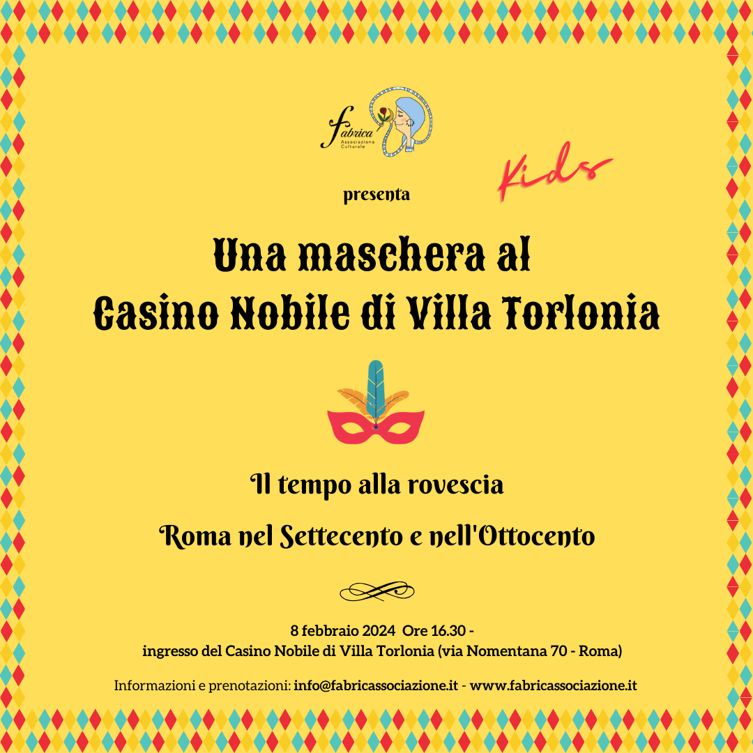 Evento per bambini (5-9 anni): Una maschera al Casino Nobile di Villa Torlonia