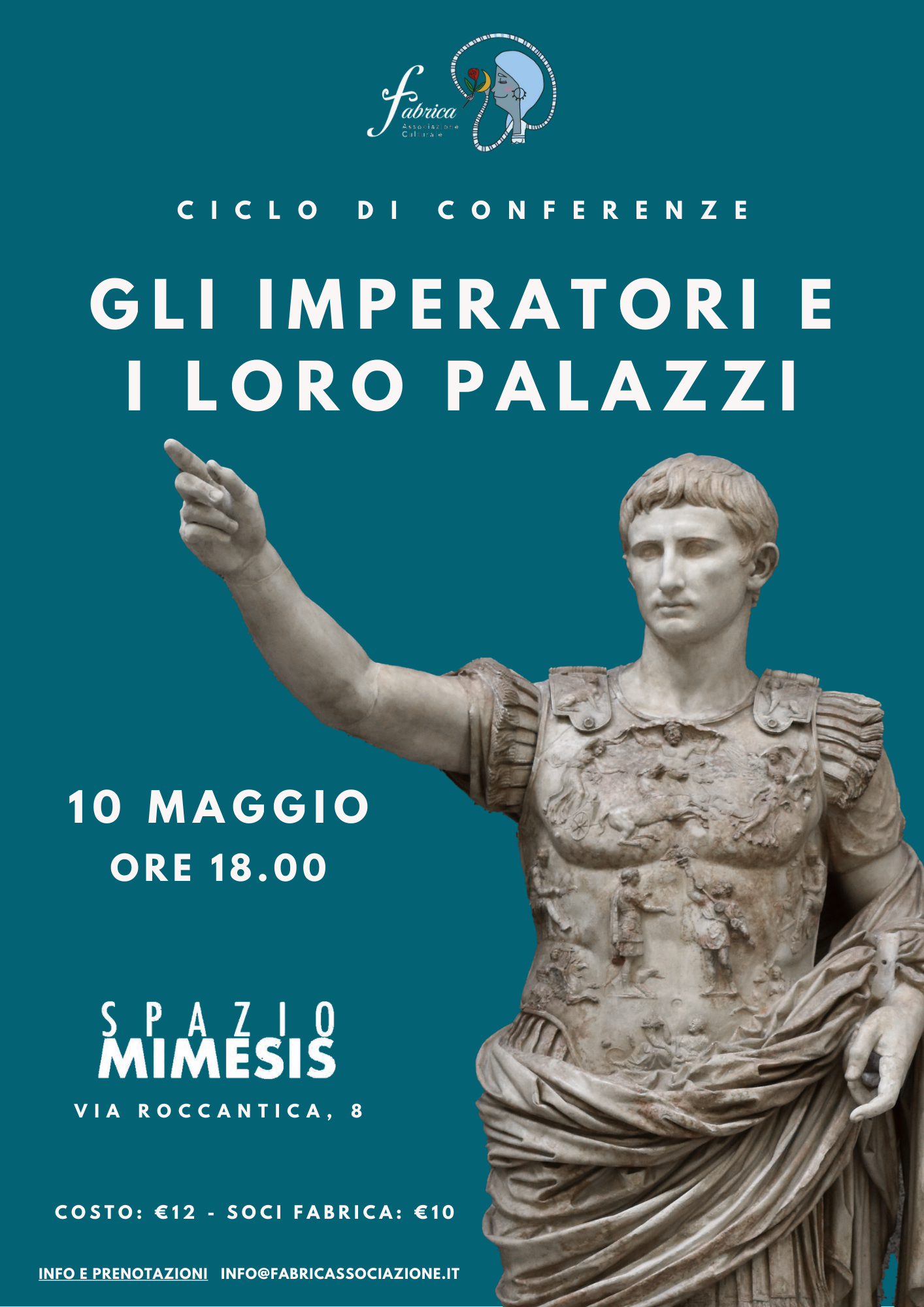 Ciclo di Conferenze “Gli imperatori e i loro palazzi”: Ottaviano Augusto